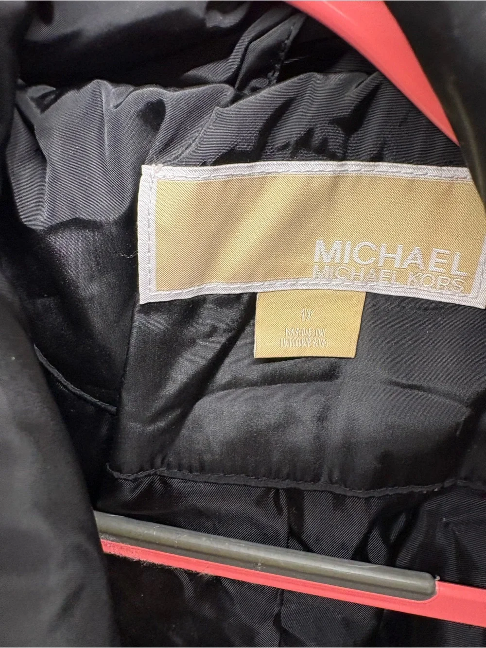 Michael Kors Black Puffer Coat ( LONG)
